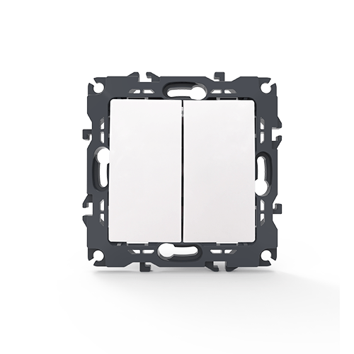 PRIME ΔΙΑΚΟΠΤΗΣ ΚΟΜΜΥΤΑΤΕΡ ΜΕ ΚΛΙΠ 1+1P 10AX 250VAC IP20 ΛΕΥΚΟΣ ACA – 1000110201