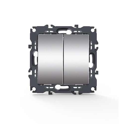 PRIME ΔΙΑΚΟΠΤΗΣ ΚΟΜΜΥΤΑΤΕΡ ΜΕ ΚΛΙΠ 1+1P 10AX 250VAC IP20 MAT ΑΛΟΥΜΙΝΙΟ ACA – 1000110203