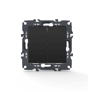 PRIME ΔΙΑΚΟΠΤΗΣ ΚΟΜΜΥΤΑΤΕΡ ΑΛΕΡΕΤΟΥΡ ΜΕ ΚΛΙΠ 1+1P 10AX 250VAC IP20 MAT ΑΝΘΡΑΚΙ ACA – 1000110305