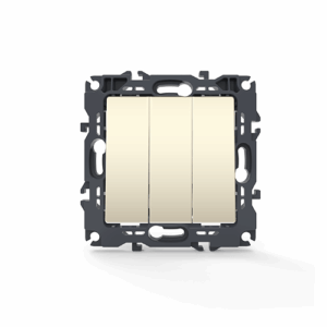 PRIME ΔΙΑΚΟΠΤΗΣ ΤΡΙΠΛΟΣ ΑΠΛΟΣ ΜΕ ΒΙΔΑ 1+1+1P 10AX 250VAC IP20 ΙΒΟΥΑΡ ACA – 1000110502