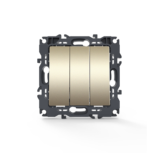 PRIME ΔΙΑΚΟΠΤΗΣ ΤΡΙΠΛΟΣ ΑΠΛΟΣ ΜΕ ΒΙΔΑ 1+1+1P 10AX 250VAC IP20 MAT ΣΑΜΠΑΝΙΖΕ ACA – 1000110504