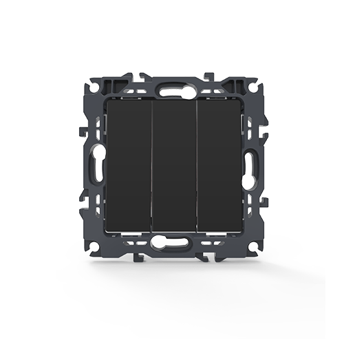 PRIME ΔΙΑΚΟΠΤΗΣ ΤΡΙΠΛΟΣ ΑΠΛΟΣ ΜΕ ΒΙΔΑ 1+1+1P 10AX 250VAC IP20 MAT ΑΝΘΡΑΚΙ ACA – 1000110505