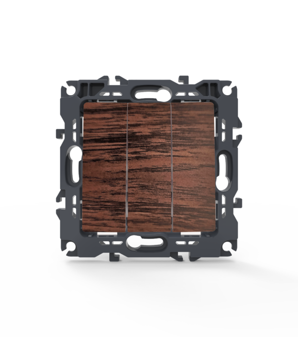 PRIME ΔΙΑΚΟΠΤΗΣ ΤΡΙΠΛΟΣ ΑΠΛΟΣ ΜΕ ΒΙΔΑ 1+1+1P 10AX 250VAC IP20 ΞΥΛΟ ACA – 1000110506