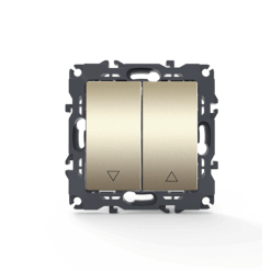 PRIME ΔΙΑΚΟΠΤΗΣ ΡΟΛΩΝ ΜΕ ΚΛΙΠ 1-1P 10AX 250VAC IP20 MAT ΣΑΜΠΑΝΙΖΕ ACA – 1000110604