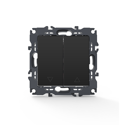 PRIME ΔΙΑΚΟΠΤΗΣ ΡΟΛΩΝ ΜΕ ΚΛΙΠ 1-1P 10AX 250VAC IP20 MAT ΑΝΘΡΑΚΙ ACA – 1000110605