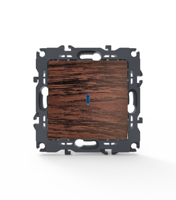 PRIME ΔΙΑΚΟΠΤΗΣ ΑΛΕΡΕΤΟΥΡ & LED ΛΥΧΝΙΑ ΕΛΕΓΧΟΥ (ΟΝ-ΟΝ) ΜΕ ΚΛΙΠ 1P 10AX 250VAC IP20 ΞΥΛΟ ACA – 1000111006