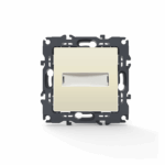 PRIME ΜΠΟΥΤΟΝ ΕΠΙΓΡΑΦΗΣ & LED ΛΥΧΝΙΑ (12VAC) ΜΕ ΚΛΙΠ 1P 10A 250VAC IP20 ΙΒΟΥΑΡ ACA – 1000112102