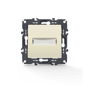 PRIME ΜΠΟΥΤΟΝ ΕΠΙΓΡΑΦΗΣ & LED ΛΥΧΝΙΑ (12VAC) ΜΕ ΚΛΙΠ 1P 10A 250VAC IP20 ΙΒΟΥΑΡ ACA – 1000112102