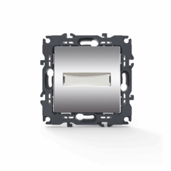 PRIME ΜΠΟΥΤΟΝ ΕΠΙΓΡΑΦΗΣ & LED ΛΥΧΝΙΑ (12VAC) ΜΕ ΚΛΙΠ 1P 10A 250VAC IP20 MAT ΑΛΟΥΜΙΝΙΟ ACA – 1000112103