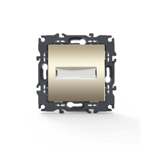 PRIME ΜΠΟΥΤΟΝ ΕΠΙΓΡΑΦΗΣ & LED ΛΥΧΝΙΑ (12VAC) ΜΕ ΚΛΙΠ 1P 10A 250VAC IP20 MAT ΣΑΜΠΑΝΙΖΕ ACA – 1000112104