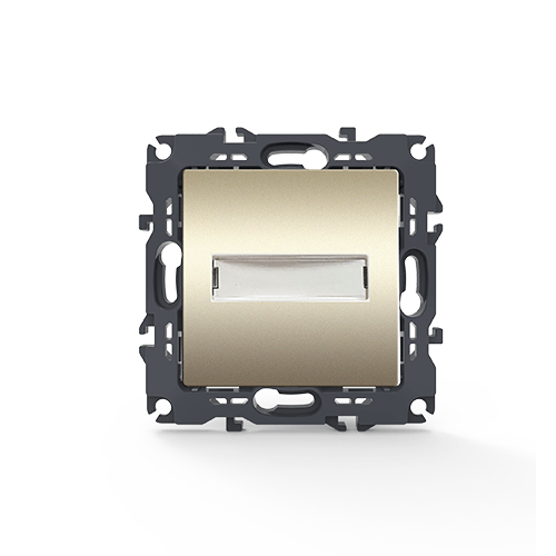 PRIME ΜΠΟΥΤΟΝ ΕΠΙΓΡΑΦΗΣ & LED ΛΥΧΝΙΑ (12VAC) ΜΕ ΚΛΙΠ 1P 10A 250VAC IP20 MAT ΣΑΜΠΑΝΙΖΕ ACA – 1000112104