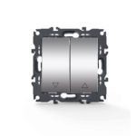 PRIME ΜΠΟΥΤΟΝ ΡΟΛΛΩΝ ΜΕ ΚΛΙΠ 1-1P 10A 250VAC IP20 MAT ΑΛΟΥΜΙΝΙΟ ACA – 1000112203