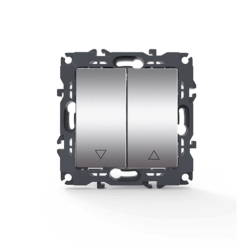PRIME ΜΠΟΥΤΟΝ ΡΟΛΛΩΝ ΜΕ ΚΛΙΠ 1-1P 10A 250VAC IP20 MAT ΑΛΟΥΜΙΝΙΟ ACA – 1000112203