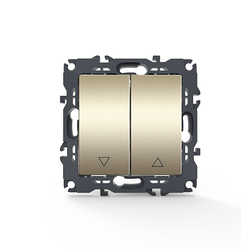 PRIME ΜΠΟΥΤΟΝ ΡΟΛΛΩΝ ΜΕ ΚΛΙΠ 1-1P 10A 250VAC IP20 MAT ΣΑΜΠΑΝΙΖΕ ACA – 1000112204