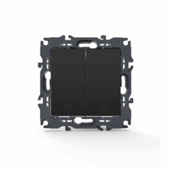 PRIME ΜΠΟΥΤΟΝ ΡΟΛΛΩΝ ΜΕ ΚΛΙΠ 1-1P 10A 250VAC IP20 MAT ΑΝΘΡΑΚΙ ACA – 1000112205