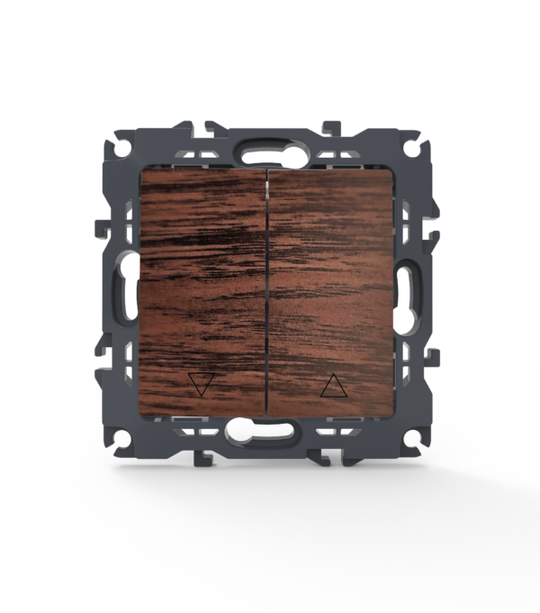 PRIME ΜΠΟΥΤΟΝ ΡΟΛΛΩΝ ΜΕ ΚΛΙΠ 1-1P 10A 250VAC IP20 ΞΥΛΟ ACA – 1000112206