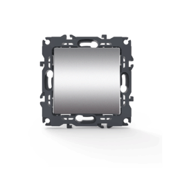 PRIME ΜΠΟΥΤΟΝ ΑΠΛΟ ΜΕ ΚΛΙΠ 1P 10A 250VAC IP20 MAT ΑΛΟΥΜΙΝΙΟ ACA – 1000112303