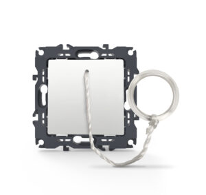 PRIME ΜΠΟΥΤΟΝ ΤΡΑΒΗΧΤΟ ΜΕ ΚΛΙΠ 1P 10A 250VAC IP20 ΛΕΥΚΟ ACA – 1000112401