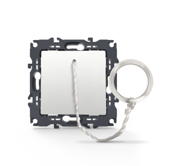 PRIME ΜΠΟΥΤΟΝ ΤΡΑΒΗΧΤΟ ΜΕ ΚΛΙΠ 1P 10A 250VAC IP20 ΛΕΥΚΟ ACA – 1000112401