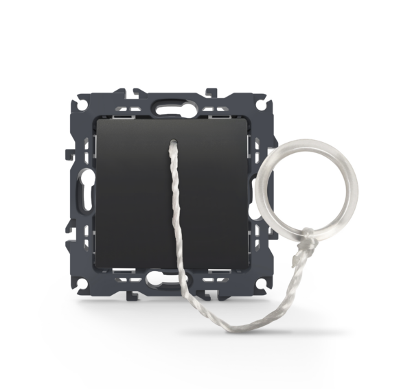 PRIME ΜΠΟΥΤΟΝ ΤΡΑΒΗΧΤΟ ΜΕ ΚΛΙΠ 1P 10A 250VAC IP20 ΑΝΘΡΑΚΙ ACA – 1000112405