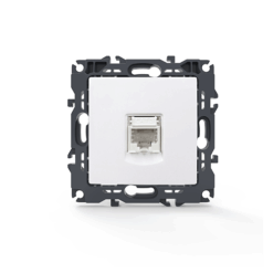 PRIME ΠΡΙΖΑ ΤΗΛΕΦΩΝΟΥ 1xRJ11 CAT3 IP20 ΛΕΥΚΗ ACA – 1000113001