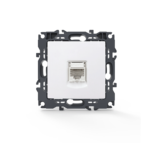 PRIME ΠΡΙΖΑ ΤΗΛΕΦΩΝΟΥ 1xRJ11 CAT3 IP20 ΛΕΥΚΗ ACA – 1000113001