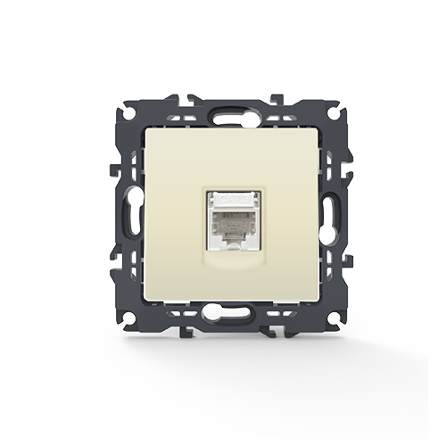 PRIME ΠΡΙΖΑ ΤΗΛΕΦΩΝΟΥ 1xRJ11 CAT3 IP20 ΙΒΟΥΑΡ ACA – 1000113002