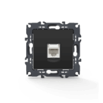PRIME ΠΡΙΖΑ ΤΗΛΕΦΩΝΟΥ 1xRJ11 CAT3 IP20 MAT ΑΝΘΡΑΚΙ ACA – 1000113005