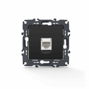 PRIME ΠΡΙΖΑ ΤΗΛΕΦΩΝΟΥ 1xRJ11 CAT3 IP20 MAT ΑΝΘΡΑΚΙ ACA – 1000113005