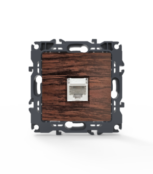 PRIME ΠΡΙΖΑ ΤΗΛΕΦΩΝΟΥ 1xRJ11 CAT3 IP20 ΞΥΛΟ ACA – 1000113006