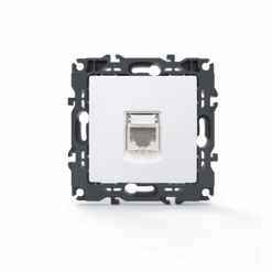 PRIME ΠΡΙΖΑ ΔΙΚΤΥΟΥ 1xRJ45 CAT6 UTP IP20 ΛΕΥΚΗ ACA – 1000113201