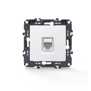 PRIME ΠΡΙΖΑ ΔΙΚΤΥΟΥ 1xRJ45 CAT6 UTP IP20 ΛΕΥΚΗ ACA – 1000113201