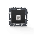 PRIME ΠΡΙΖΑ ΔΙΚΤΥΟΥ 1xRJ45 CAT6 UTP IP20 MAT ΑΝΘΡΑΚΙ ACA – 1000113205
