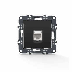 PRIME ΠΡΙΖΑ ΔΙΚΤΥΟΥ 1xRJ45 CAT6 UTP IP20 MAT ΑΝΘΡΑΚΙ ACA – 1000113205