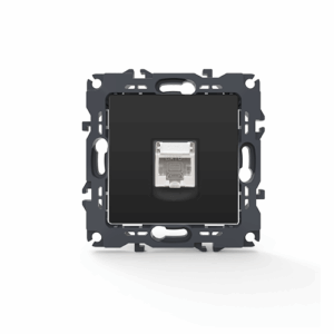 PRIME ΠΡΙΖΑ ΔΙΚΤΥΟΥ 1xRJ45 CAT6 UTP IP20 MAT ΑΝΘΡΑΚΙ ACA – 1000113205