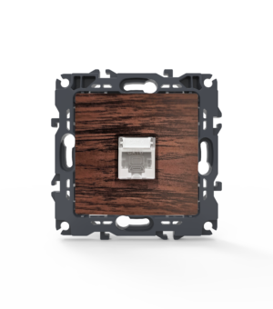 PRIME ΠΡΙΖΑ ΔΙΚΤΥΟΥ 1xRJ45 CAT6 UTP IP20 ΞΥΛΟ ACA – 1000113206