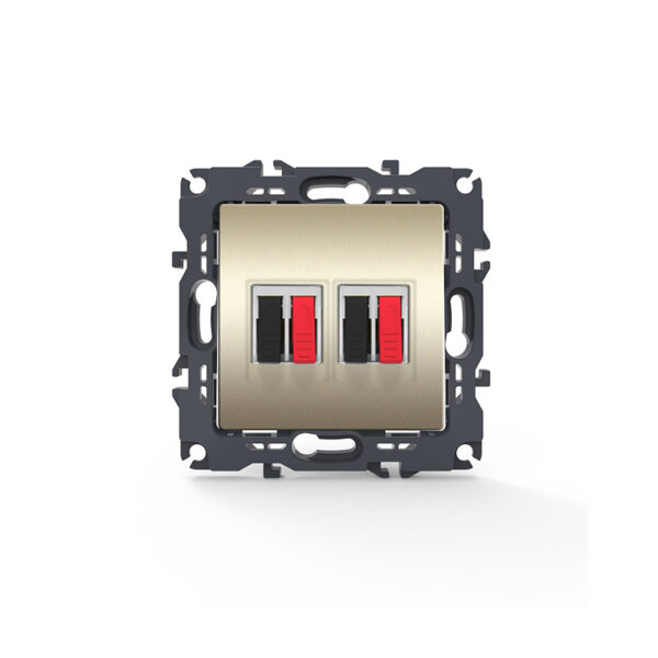 PRIME ΠΡΙΖΑ ΗΧΕΙΩΝ ΔΙΠΛΗ ΜΕ ΚΛΙΠ 36-230VAC IP20 MAT ΣΑΜΠΑΝΙΖΕ ACA – 1000113604