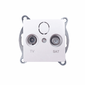 PRIME ΠΡΙΖΑ TV-SAT ΤΕΡΜΑΤΙΚΗ ΘΩΡΑΚΙΣΗ ΑΡΣΕΝΙΚΟ ΦΙΣ & F ΣΥΝΔΕΣΜΟΣ IP20 ΛΕΥΚΗ ACA – 1000114201