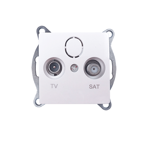 PRIME ΠΡΙΖΑ TV-SAT ΤΕΡΜΑΤΙΚΗ ΘΩΡΑΚΙΣΗ ΑΡΣΕΝΙΚΟ ΦΙΣ & F ΣΥΝΔΕΣΜΟΣ IP20 ΛΕΥΚΗ ACA – 1000114201