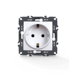 PRIME ΠΡΙΖΑ ΣΟΥΚΟ ΑΣΦΑΛΕΙΑΣ 1x2P+E 16A 250VAC IP20  ΛΕΥΚΗ ACA – 1000116001