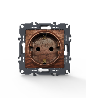 PRIME ΠΡΙΖΑ ΣΟΥΚΟ ΑΣΦΑΛΕΙΑΣ 1x2P+E 16A 250VAC IP20 ΞΥΛΟ ACA – 1000116006