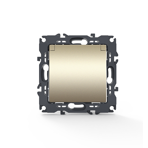 PRIME ΠΡΙΖΑ ΣΟΥΚΟ ΚΑΠΑΚΙ ΑΣΦΑΛΕΙΑΣ 1x2P+E 16A 250VAC IP20 MAT ΣΑΜΠΑΝΙΖΕ ACA – 1000116104