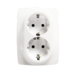 PRIME ΠΡΙΖΑ ΣΟΥΚΟ ΑΣΦΑΛΕΙΑΣ 2x2P+E 16A 250VAC IP20  ΛΕΥΚΗ ACA – 1000116201