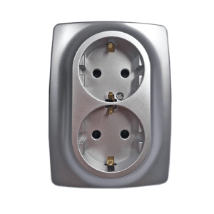 PRIME ΠΡΙΖΑ ΣΟΥΚΟ ΑΣΦΑΛΕΙΑΣ 2x2P+E 16A 250VAC IP20 MAT ΑΛΟΥΜΙΝΙΟ ACA – 1000116203