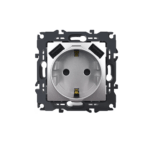 PRIME ΠΡΙΖΑ ΣΟΥΚΟ ΑΣΦΑΛΕΙΑΣ 1x2P+E 16A 250VAC & 2 USB 5VDC 3.1A IP20 MAT ΑΛΟΥΜΙΝΙΟ ACA – 1000116303