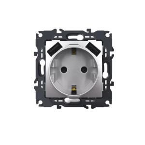 PRIME ΠΡΙΖΑ ΣΟΥΚΟ ΑΣΦΑΛΕΙΑΣ 1x2P+E 16A 250VAC & 2 USB 5VDC 3.1A IP20 MAT ΑΛΟΥΜΙΝΙΟ ACA – 1000116303