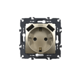 PRIME ΠΡΙΖΑ ΣΟΥΚΟ ΑΣΦΑΛΕΙΑΣ 1x2P+E 16A 250VAC & 2 USB 5VDC 3.1A IP20 MAT ΣΑΜΠΑΝΙΖΕ ACA – 1000116304