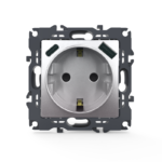 PRIME ΠΡΙΖΑ ΣΟΥΚΟ ΑΣΦΑΛΕΙΑΣ 1x2P+E 16A 250VAC & 2*USB (TYPE A+C)  5VDC 3A IP20 ΑΛΟΥΜΙΝΙΟ ACA – 1000116403