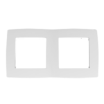 PRIME ΠΛΑΙΣΙΟ 2 ΘΕΣΕΩΝ IP20 ΛΕΥΚΟ ACA – 1000119101