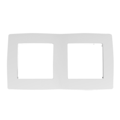 PRIME ΠΛΑΙΣΙΟ 2 ΘΕΣΕΩΝ IP20 ΛΕΥΚΟ ACA – 1000119101
